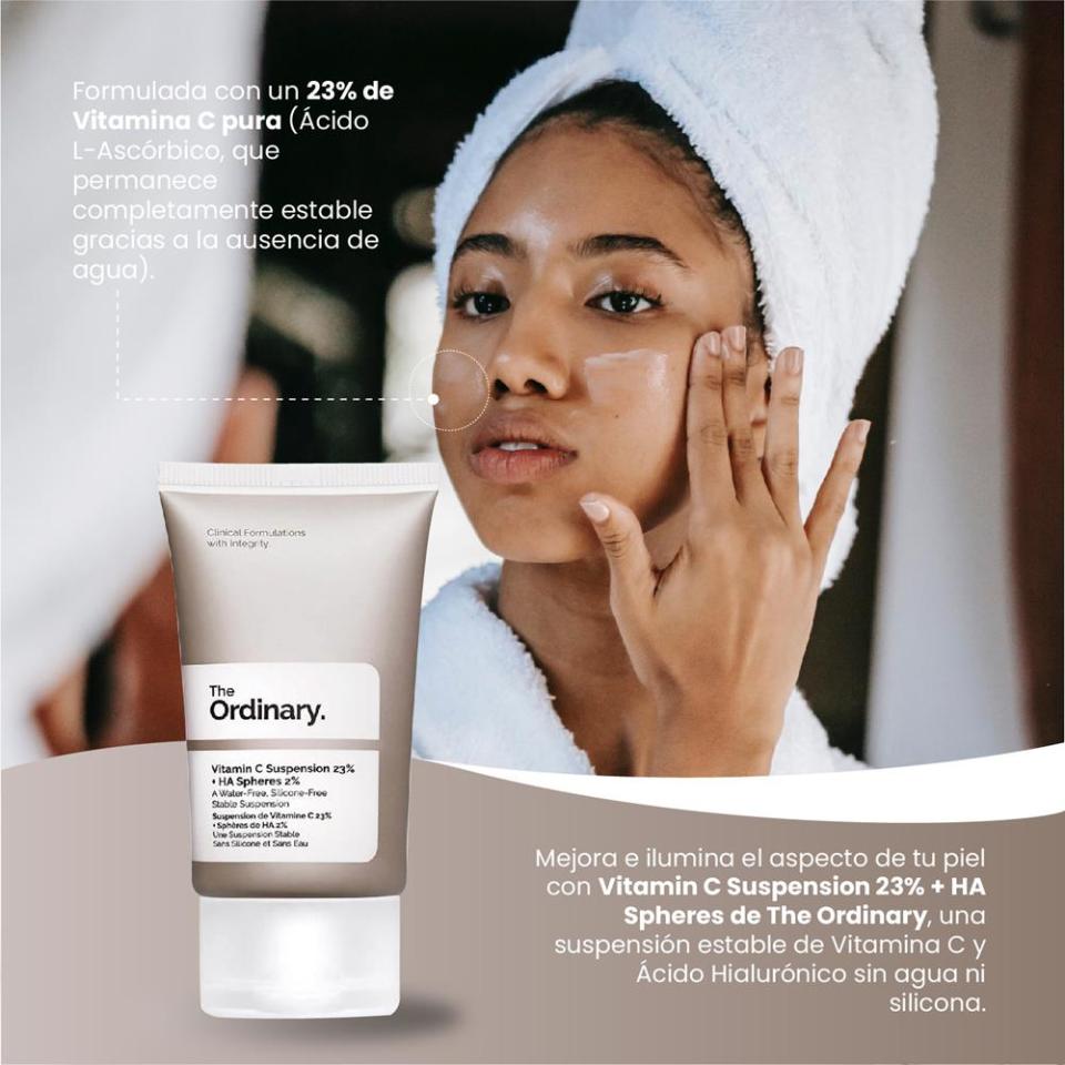 VITAMINA C SUSPENSION 23% + HA THE ORDINARY 30ml