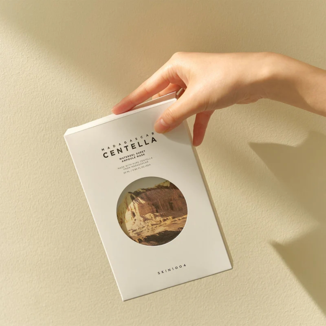 skin1004 Madagascar Centella Watergel Sheet Ampoule Mask (Calma + Repara)