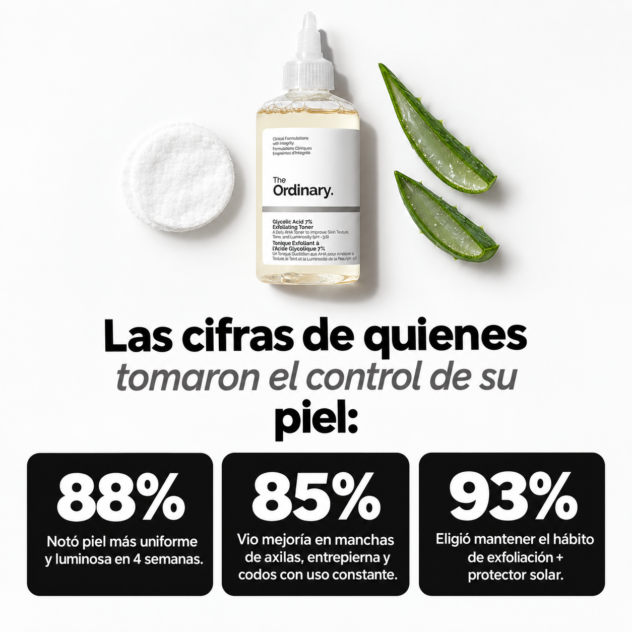 The Ordinary Ácido glicólico al 7% De 100ml | Elimina Imperfecciones de tu piel