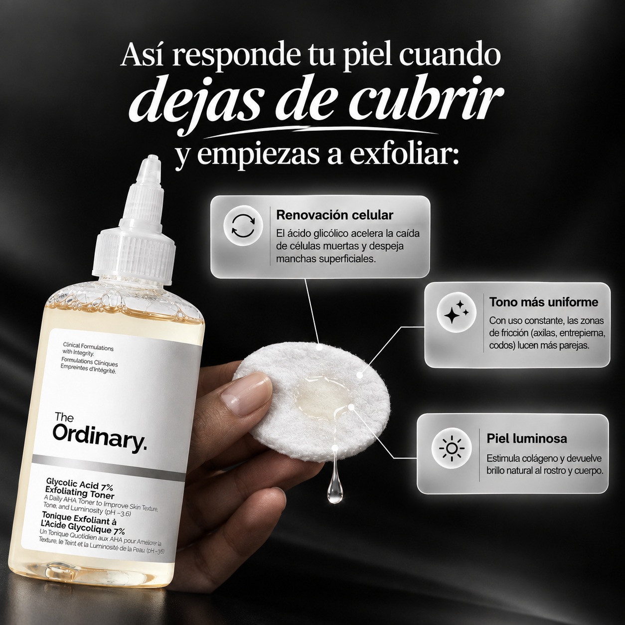 The Ordinary Ácido glicólico al 7% De 100ml | Elimina Imperfecciones de tu piel