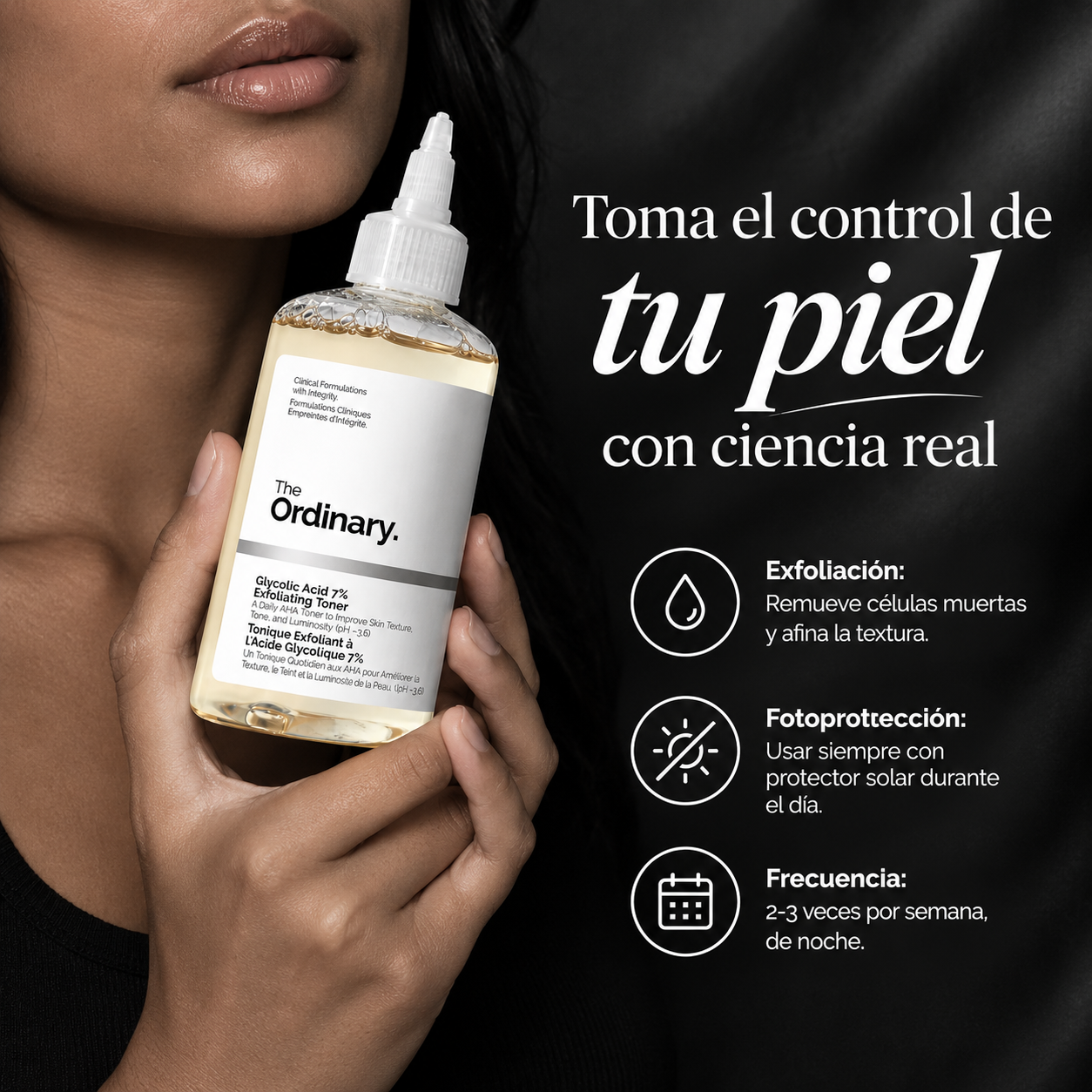 The Ordinary Ácido glicólico al 7% De 100ml | Elimina Imperfecciones de tu piel