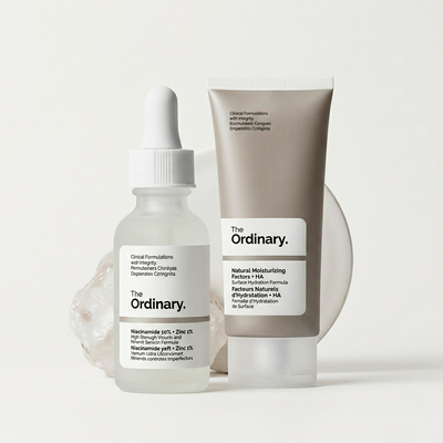 Dúo Ordinary: Natural moisturizing factors + ha y Niacinamida 10% + Zinc 1%